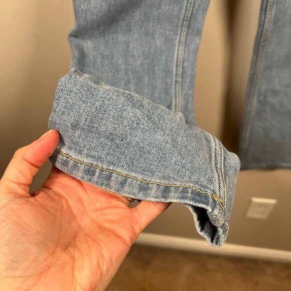 Everlane Original Cheeky Jeans Size 27 Straight Leg High Rise Light Wash Blue - Picture 6 of 10
